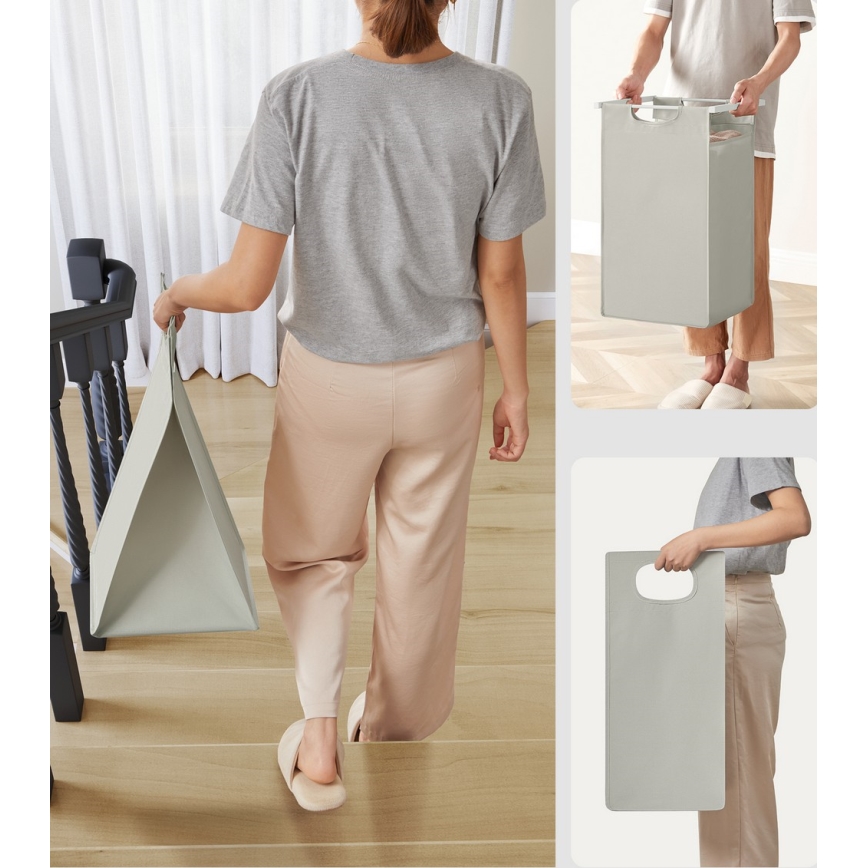 Panier à linge REX blanc