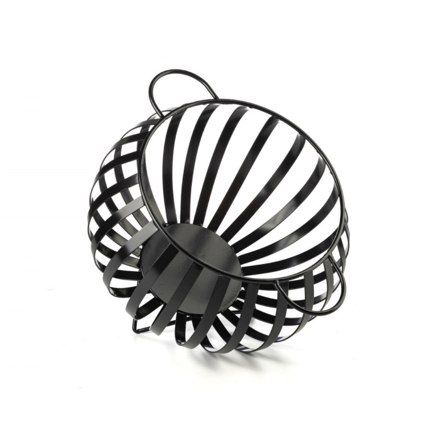 Panier métallique pour le bois KULA 35x46 noir