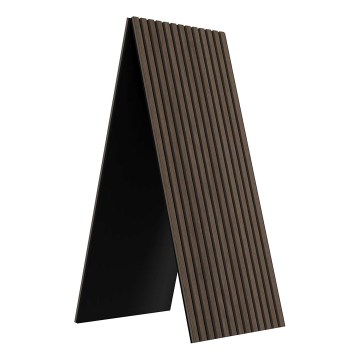 Panneau acoustique mural VASALUND 240x52 cm, finition noyer