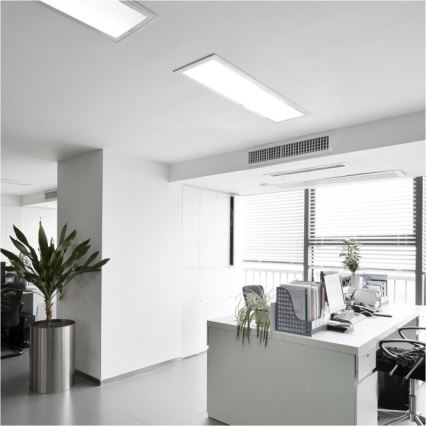 Panneau en saillie BRISBANE LED/36W/230V 4000K 29,5x119 cm blanc