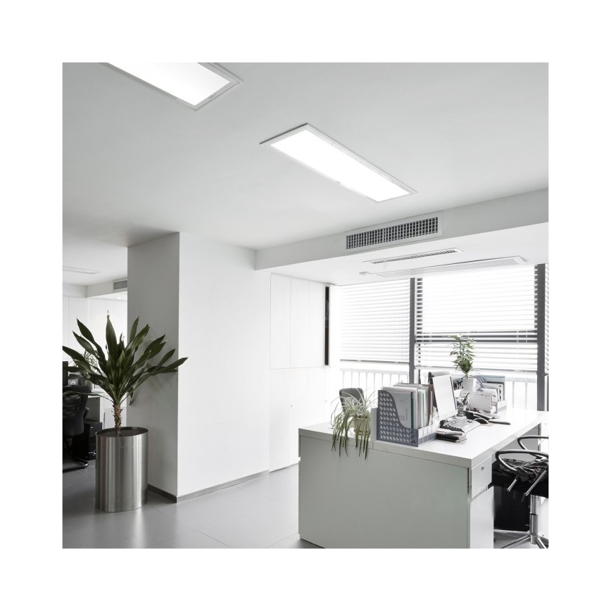 Panneau en saillie BRISBANE LED/36W/230V 4000K 29,5x119 cm blanc