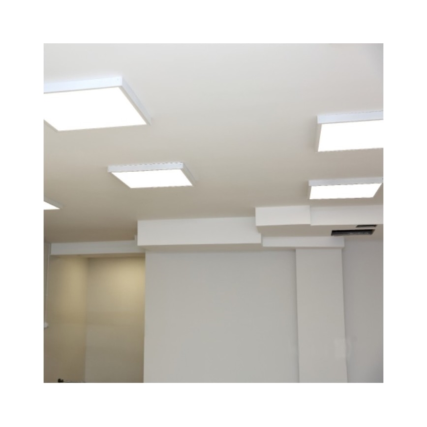 Panneau en saillie BRISBANE LED/36W/230V 4000K 59,5x59,5 cm blanc