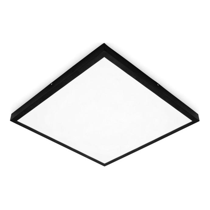 Panneau en saillie BRISBANE LED/36W/230V 4000K 59,5x59,5 cm noir