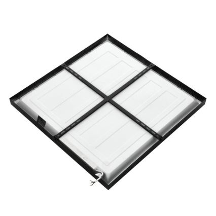 Panneau en saillie BRISBANE LED/36W/230V 4000K 59,5x59,5 cm noir