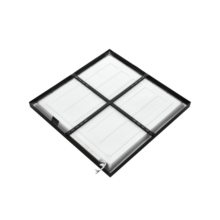 Panneau en saillie BRISBANE LED/36W/230V 4000K 59,5x59,5 cm noir
