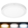 Panneau LED 2 en 1 appliqué/encastré 24W/230V 3000/4000/6000K Ø 30 cm IP54 blanc