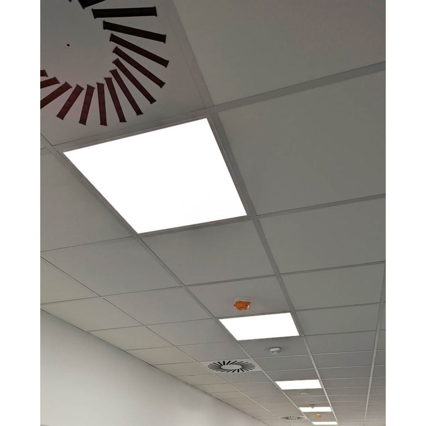 Panneau LED dimmable pour faux plafond de salle de bains STELLA LED/28/32/36/40W/230V 59,5x59,5 cm CRI 90 IP44 blanc