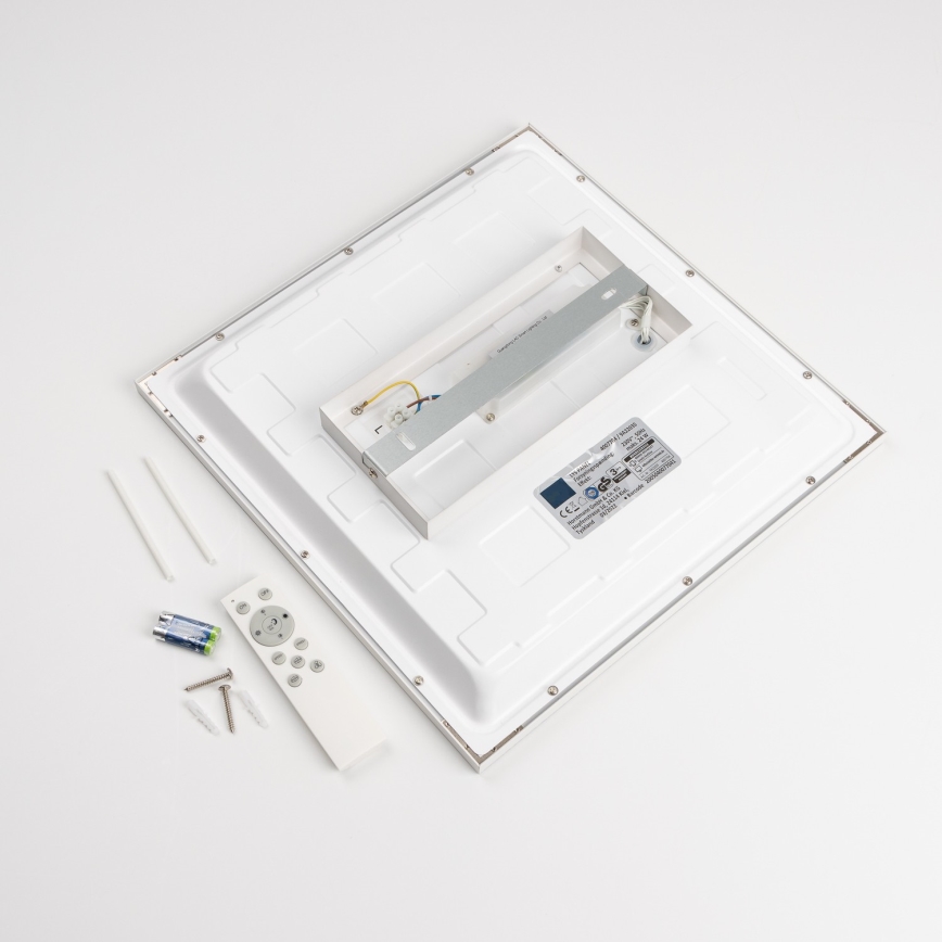 Panneau LED RGBW dimmable, montage en saillie LED/22W/230V 2700-6500K 29,5x59,5 cm blanc + télécommande