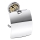 Papierhouder 14x15 cm zilver/goud