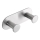 Patère 11,5x4,5 cm inox/argenté