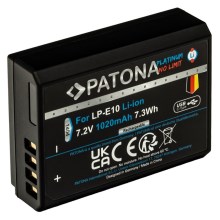PATONA - Accu Canon LP-E10 1020mAh Li-Ion Platinum USB-C opladen