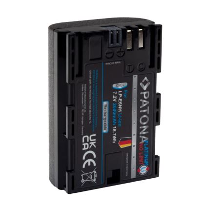PATONA - Accu Canon LP-E6NH 2600mAh Li-Ion Platinum EOS R5/R6
