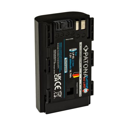 PATONA - Accu Canon LP-EL 2600mAh Li-Ion Platinum voor photoflash Speedlite EL-1