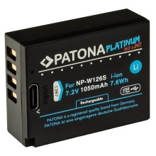 PATONA - Accu Fuji NP-W126S 1050mAh Li-Ion Platinum USB-C opladen