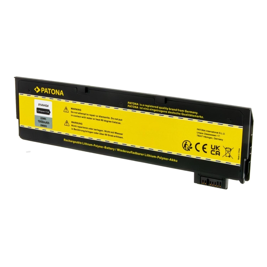 PATONA - Accu Lenovo Thinkpad T570/A475 1950mAh Li-Pol 11,4V 01AV424