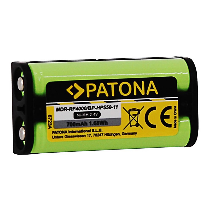 PATONA - Accumulateur Accumulateur Sony BP-HP550 700mAh Ni-Mh MDR-RF4000