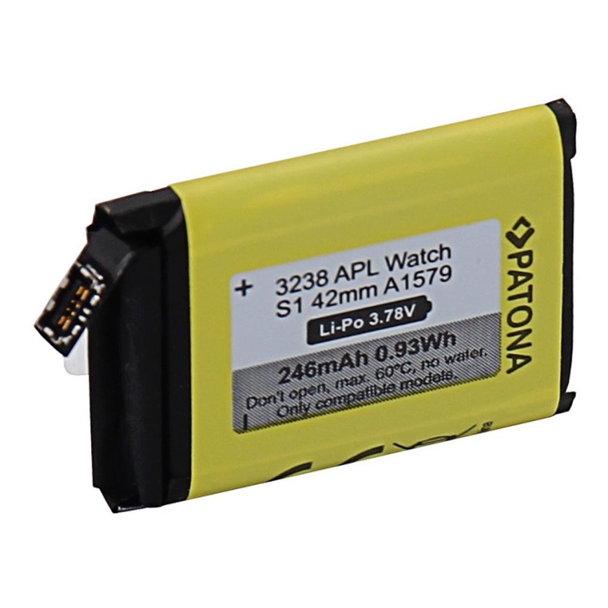 PATONA - Apple Watch batterij 1 246mAh A1579 42 mm