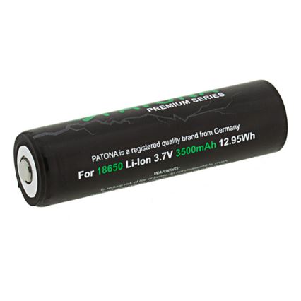 PATONA - Batterie 18650 Li-ion 3500 mAh PREMIUM 3,7 V