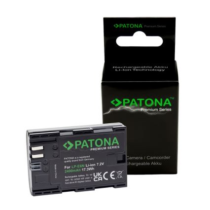 PATONA - Batterie Canon LP-E6N 2400mAh Li-Ion Premium 80D