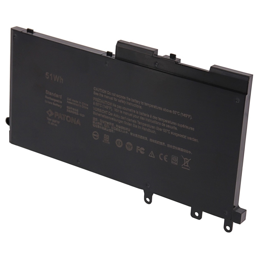 PATONA - Batterie DELL Latitude 5280/5480/5590 4474mAh Li-lon 11,4V 93FTF