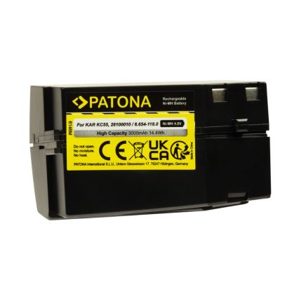 PATONA - Batterie Kärcher K55/K65 3000mAh, Ni-Mh 4,8V 14,4Wh