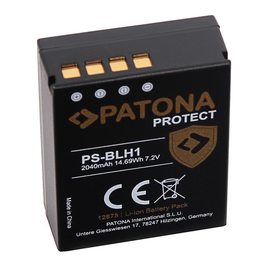 PATONA - Batterie Olympus BLH-1 2040mAh Li-Ion Protect