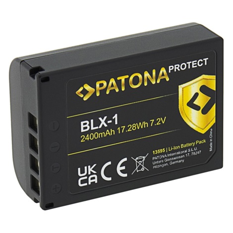 PATONA - Batterie Olympus BLX-1 2250mAh Li-Ion Protect OM-1