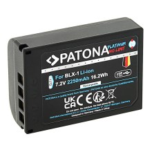 PATONA - Batterie Olympus BLX-1 2400mAh Li-Ion Platinum Charge USB-C