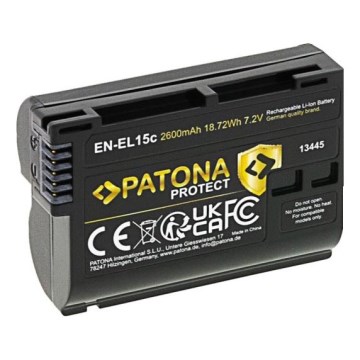 PATONA - Batterie pour Nikon EN-EL15C 2600 mAh Li-ion Protect