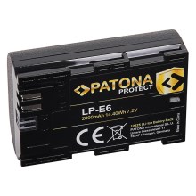 PATONA - Batterij Canon LP-E6 2000mAh Li-Ion Protect