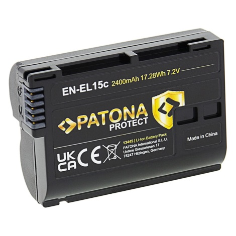 PATONA - Batterij Nikon EN-EL15C 2250mAh Li-Ion Protect