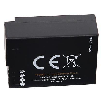 PATONA - Batterij Panasonic DMW-BLC12 E 1100mAh Li-Ion Protect