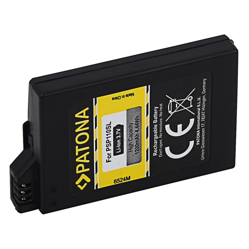 PATONA - Batterij Sony PSP 2000/PSP 3000 1200mAh Li-lon 3,7V