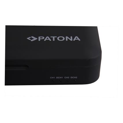 PATONA - Chargeur Foto Dual Canon LP-E6/LP-E6N/LP-E6NH avec batterie portative