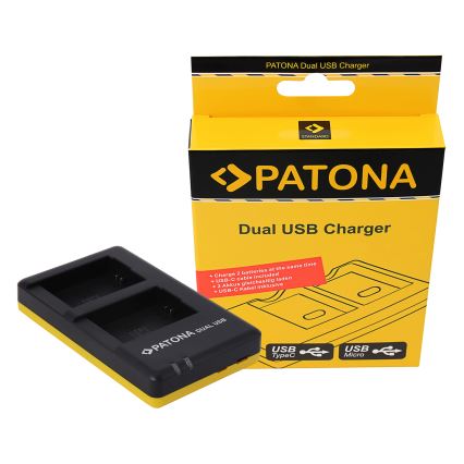 PATONA - Chargeur Photo Dual Quick Sony NP-FW50 USB