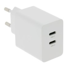 PATONA - Oplader Power delivery 35W 2xUSB-C -PD 3.0