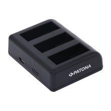 PATONA - Oplader Triple GoPro Hero 9 AHDBT901