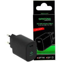 PATONA - Oplader USB-C Power delivery 20W/230V zwart