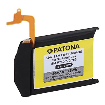 PATONA - Pile pour Samsung Gear S3 380mAh