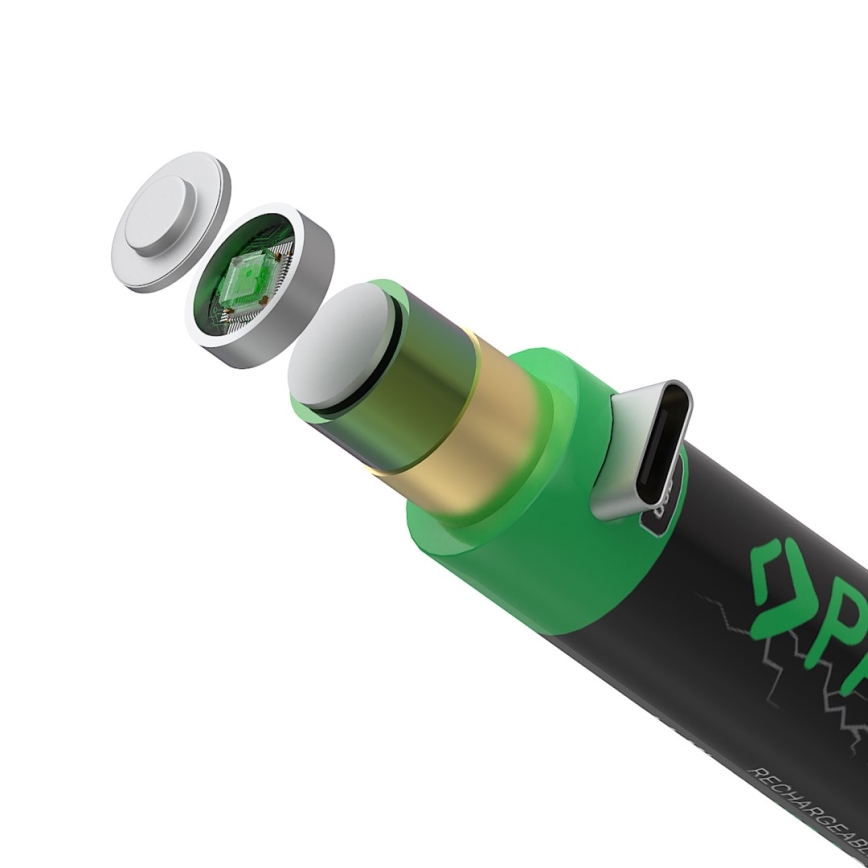 PATONA - SET 4x Accu AA/LR6 Li-Pol 2000mAh 1,5Vs met USB-C opladen