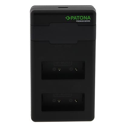 PATONA - Snellader Dual Fuji NP-W126 + USB-C kabel 0,6m