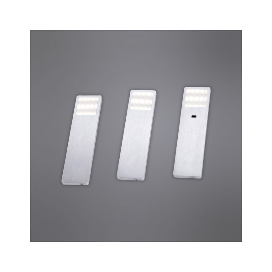 Paul Neuhaus 1120-95-3 - SET 3x LED Meubel Verlichting met Sensor HELENA LED/2W/230V