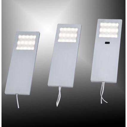 Paul Neuhaus 1121-95-3 - SET 3x LED Meubel Verlichting met Sensor HELENA LED/2W/230V