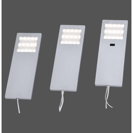 Paul Neuhaus 1121-95-3 - SET 3x LED Meubel Verlichting met Sensor HELENA LED/2W/230V