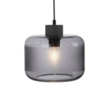 Paul Neuhaus 2005-25 - Hanglamp aan een koord BOLETUS 1xE27/10W/230V diameter 23,5 cm grijs
