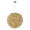 Paul Neuhaus 2019-12 - Hanglamp aan kabel SAREA 15xG9/40W/230V goudkleurig