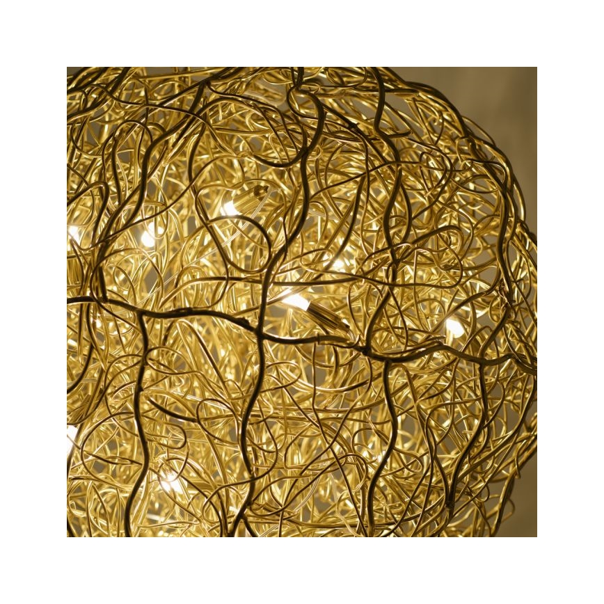 Paul Neuhaus 2019-12 - Hanglamp aan kabel SAREA 15xG9/40W/230V goudkleurig