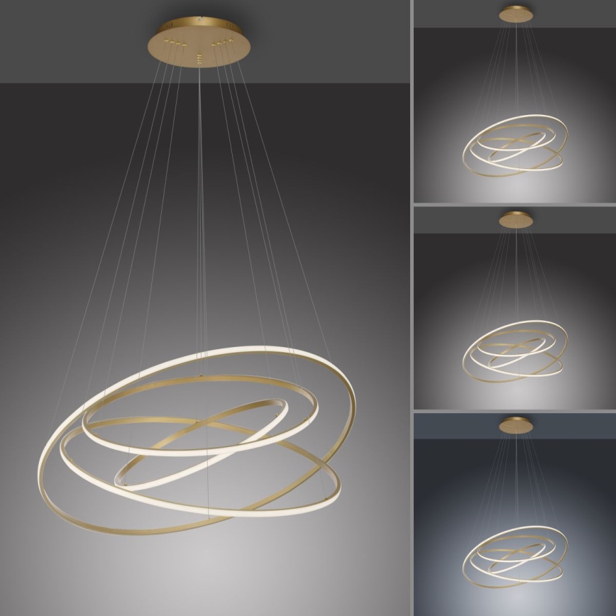 Paul Neuhaus 2124-60 - Dimbare LED hanglamp aan een koord TESSARA LED/97W/230V 2700-5000K + afstandsbediening