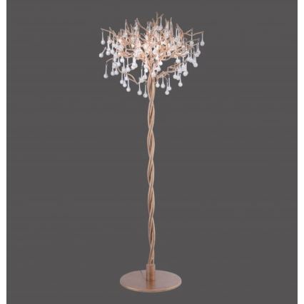 Paul Neuhaus 232-11 - Staande Lamp ICICLE 5xG9/40W/230V koper