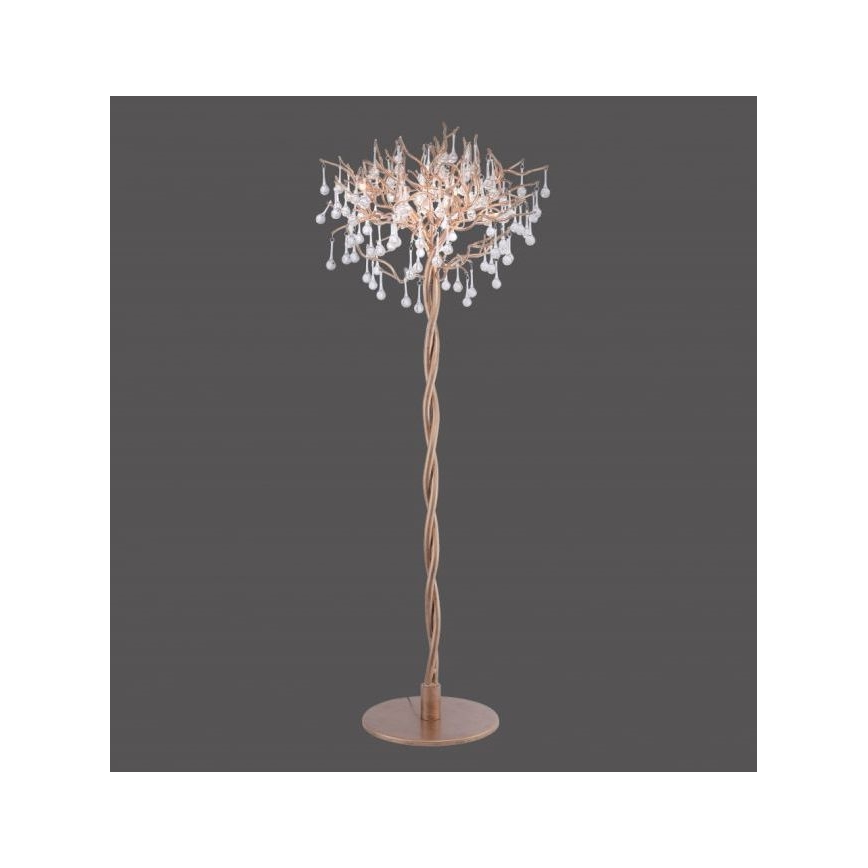 Paul Neuhaus 232-11 - Staande Lamp ICICLE 5xG9/40W/230V koper